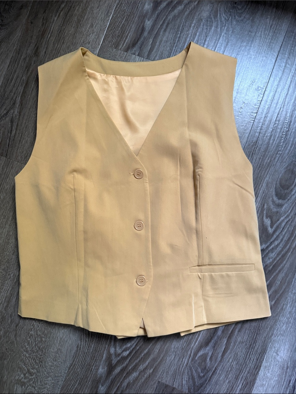Unlisted Mustard Yellow Button-Down Vest